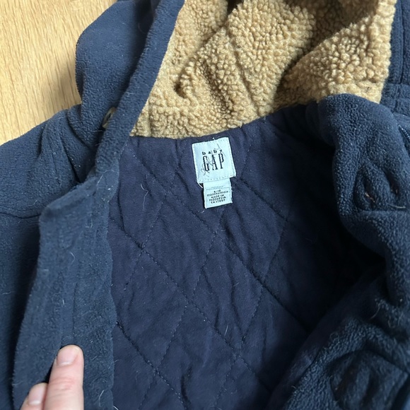 Blue Winter Peacoat size 6-12 months - Picture 2 of 2